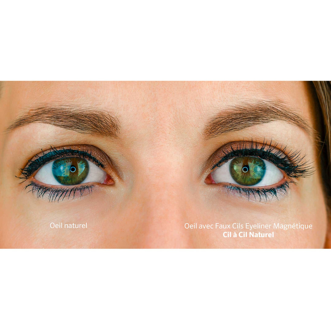 Faux Cils Magnétiques 3 Paires - Effet Naturel, Réutilisables, Livraison Rapide 24h-48h !