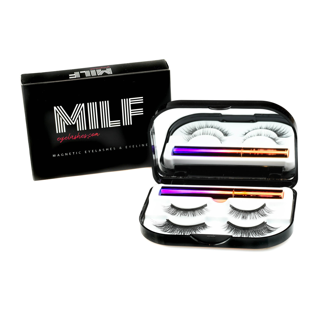 Faux cils eyeliner Magnétique - Coffret Intense | MilF-eyelashes