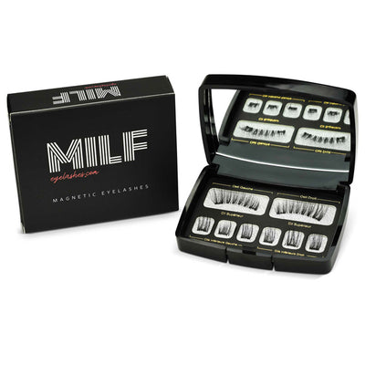 Box de faux cils magnétiques effet volume russe oeil de biche
