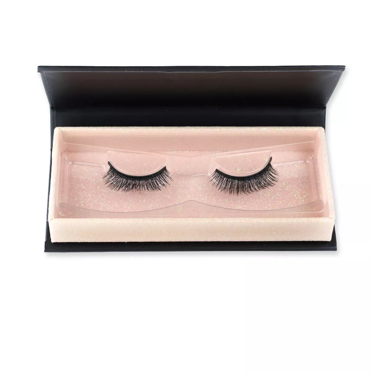 Coffret de rangement pour les deux franges de faux cils