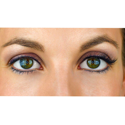 Yeux avec et sans faux cils magnétiques 3 aimants en effet cil à cil oeil parfait