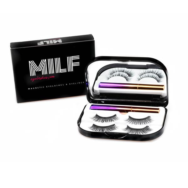 Boite avec accessoires de faux cils eyeliner magnétiques