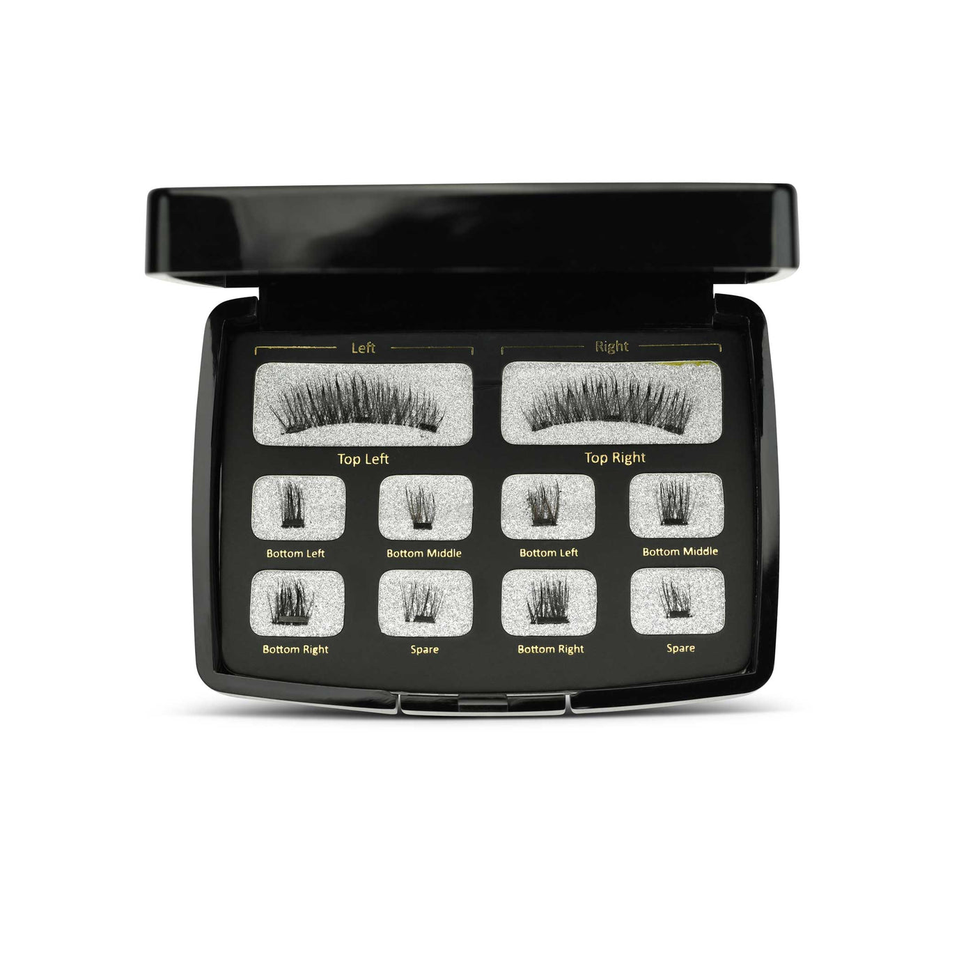 Boite de faux cils magnétiques 3 aimants en cil à cil oeil parfait