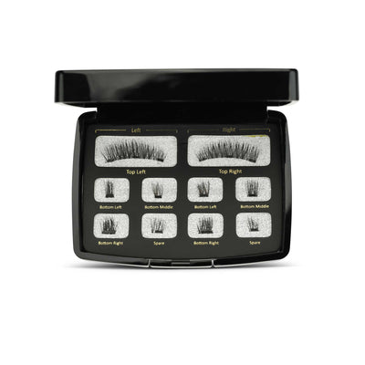 Boite de faux cils magnétiques 3 aimants en cil à cil oeil parfait