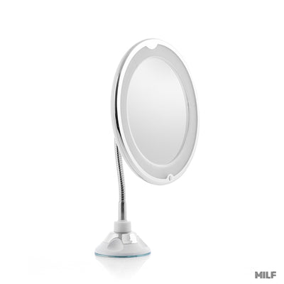 Miroir grossissant avec éclairage LED | MilF-eyelashes
